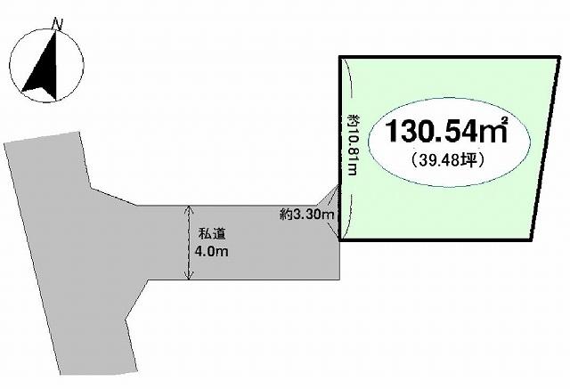 Compartment figure. Land price 15.8 million yen, Land area 130.54 sq m ◆ Building conditions There is no