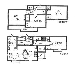Floor plan. 20,300,000 yen, 4LDK, Land area 109.21 sq m , Building area 94.4 sq m