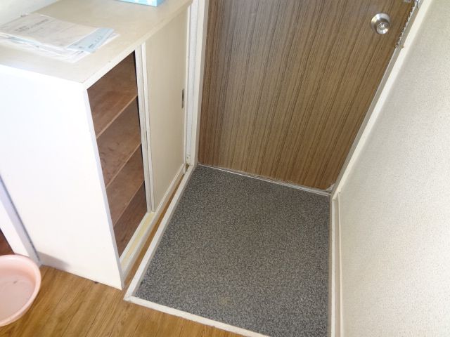 Entrance. There is also a storage compartment.