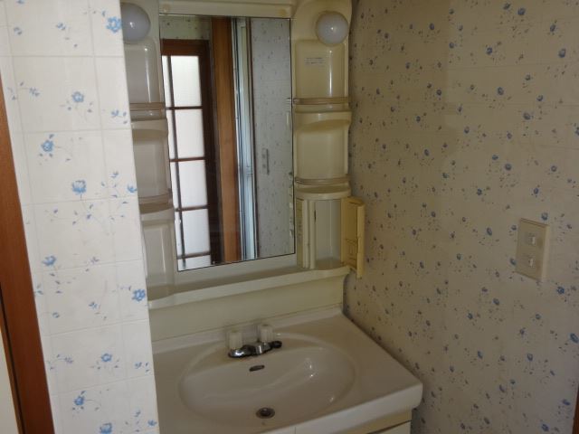 Washroom. Happy independence washbasin. 