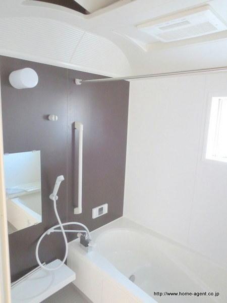 Bathroom. Bathing with a bathroom dryer