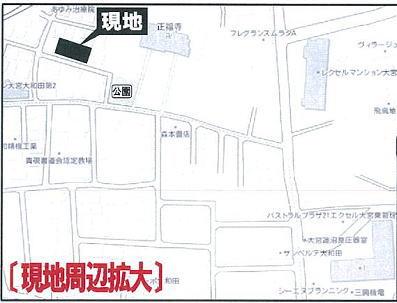 Local guide map. Expansion around