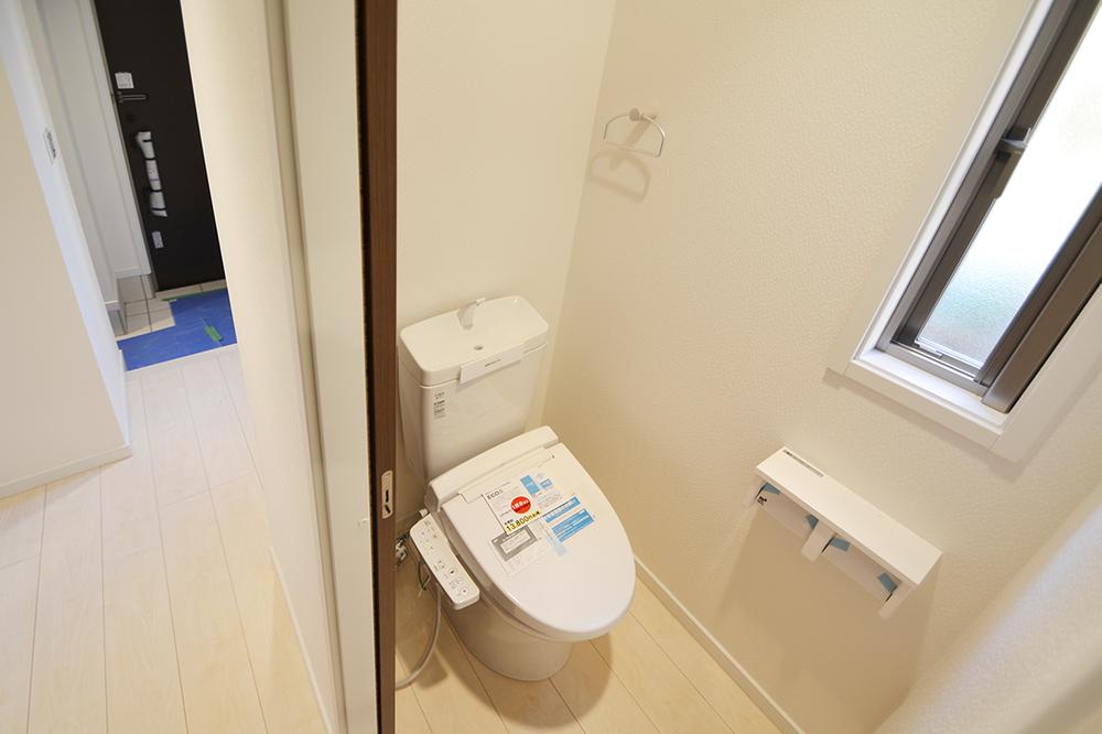 Toilet. Toilet even though based on white, There is a very life ring.