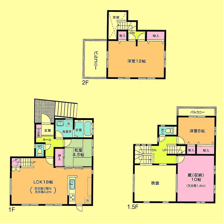 Floor plan. 32,800,000 yen, 3LDK + S (storeroom), Land area 133.65 sq m , Building area 104.33 sq m located view in addition to this, It will be provided by the hope of design books, such as layout.