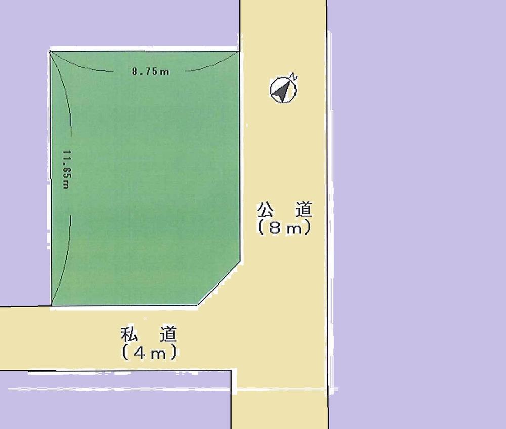 Compartment figure. Land price 21 million yen, Land area 101.13 sq m