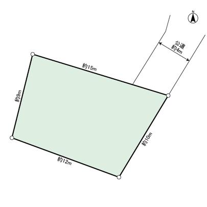 Compartment figure. It generally has about 4m Seddo to public roads of 4m. 