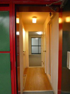 Entrance. From the front door to the living room