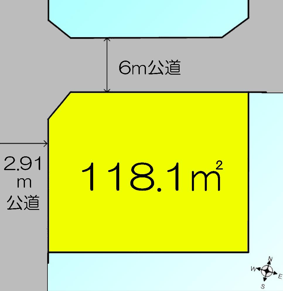 Compartment figure. Land price 15 million yen, Land area 118.1 sq m