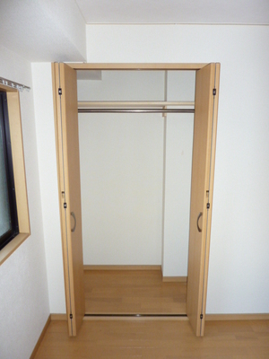 Living and room. closet