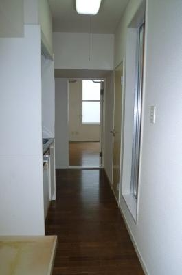 Entrance. Hallway from the entrance to the living room