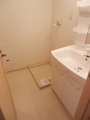 Washroom. Independent wash basin