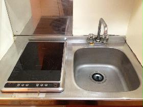 Kitchen. Type with electric stove 2-neck