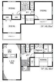 Floor plan. Until Maruetsu 340m