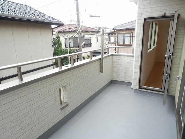 Balcony.  ◆ 2WAY balcony site (August 2013) Shooting