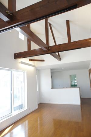 Building plan example (introspection photo). Building plan example) Building Price    15 million yen, Building area 100.08 sq m To LDK full of feeling of freedom by taking advantage of the slope of the free plan unique ・  ・ We pour warm sunshine is always. 