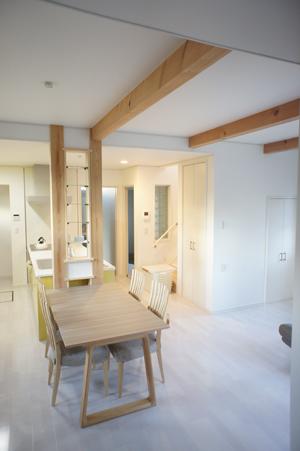 Building plan example (introspection photo). Building price 14.8 million yen, Building area 97.71  sq m Designed to make full use of the comfort of living by providing a desk and storage within the LDK. 