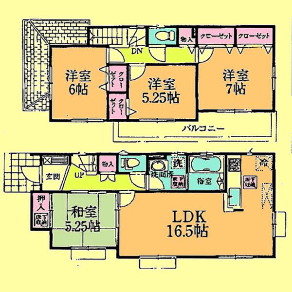 Floor plan. 28.8 million yen, 4LDK, Land area 163.49 sq m , Building area 97.71 sq m located view in addition to this, It will be provided by the hope of design books, such as layout.