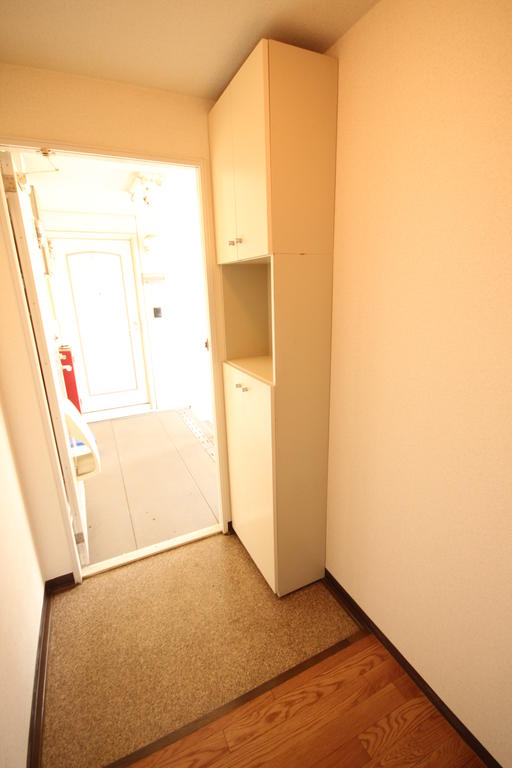 Entrance. There is also a cupboard