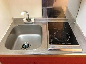 Kitchen. Type with electric stove 2-neck