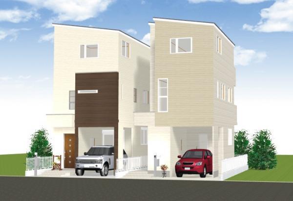 Rendering (appearance). Rendering (Right: Building 2)