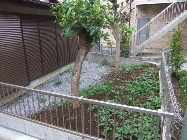 Garden. There is a private garden