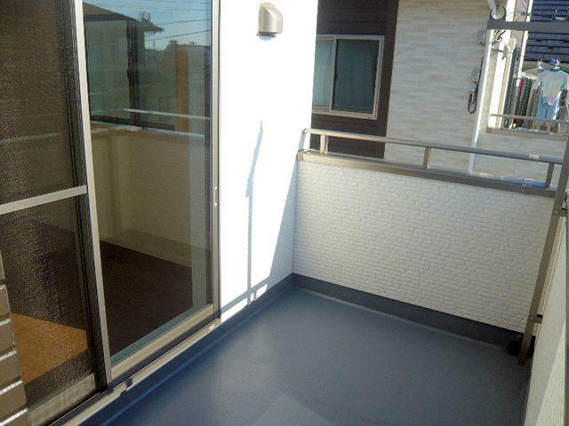 Balcony. Balcony with depth