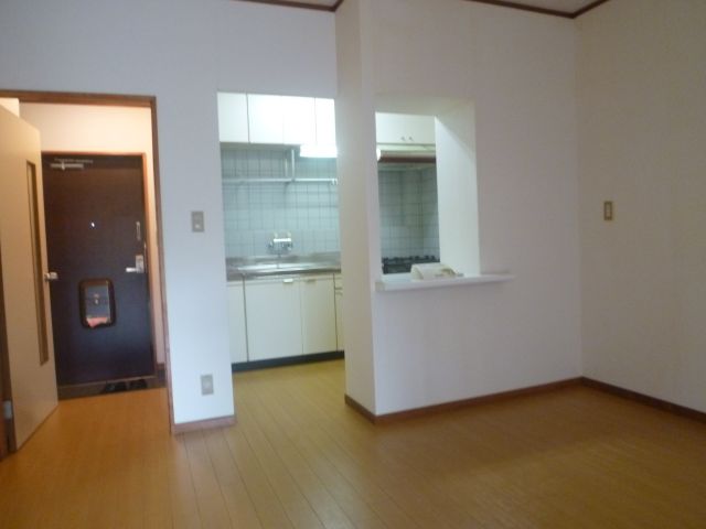 Living and room. With little counter