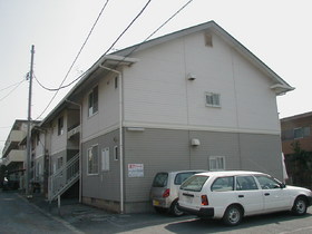 Building appearance. 2-story wooden