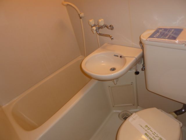 Bath. Cleaning in the unit bus type is also Rakuchin. 