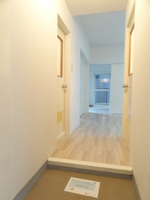 Entrance. Entrance with cleanliness!