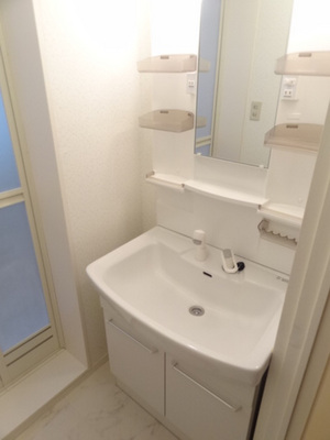 Washroom. Happy shampoo dresser in a busy morning