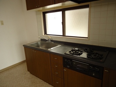 Kitchen. Convenient grill with system Kitchen!