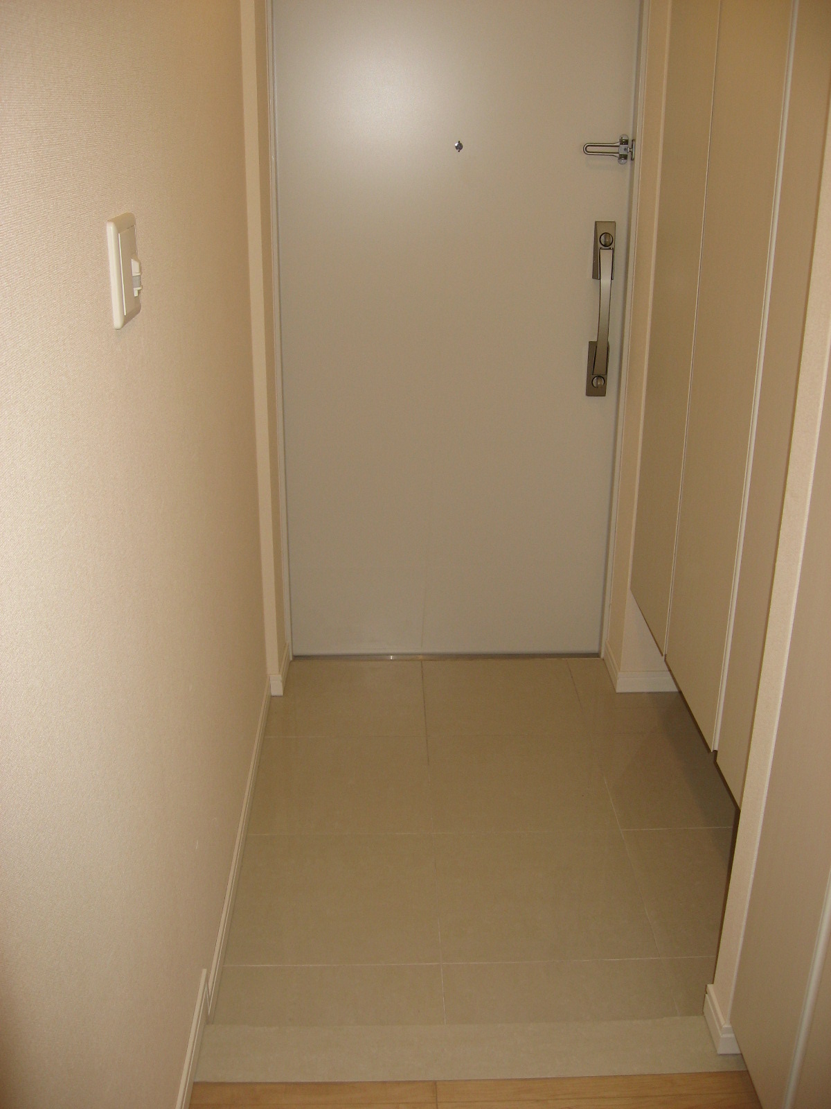 Entrance. Entrance of tiled