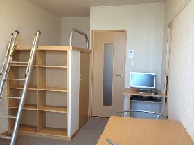 Living and room. There is storage space under the bed