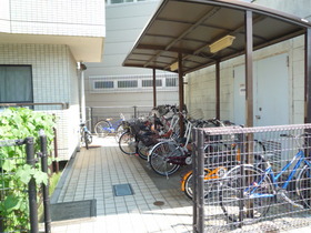Other common areas. On-site bicycle parking lot