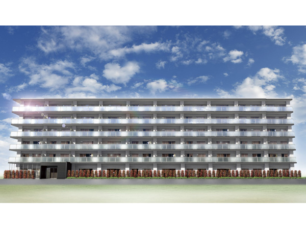 Shared facilities.  [Exterior - Rendering] It is born in the beautiful city of Saitama New Urban Center <Plessis Omiya Ciel>. Also achieve a good all households southwestward per yang, Building stylish is impressive all 59 units will be a symbolic presence of the area. (In fact a somewhat different in those that caused draw based on the drawings. Tree species planted in the site ・ About the size has become a undetermined, It does not grow to about Rendering at the time of completion. Planting does not indicate the status of a particular season)