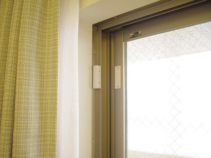 Security.  [Security window sensors] Installed on the second floor dwelling unit (except surface lattice part). Audible alarm will sound and open a window during operation, It will be reported to the central control device. (Same specifications)