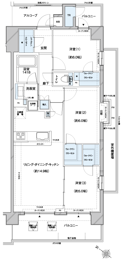 Floor: 3LDK + 3WIC + SIC, the occupied area: 75.45 sq m, Price: 33,500,000 yen, now on sale