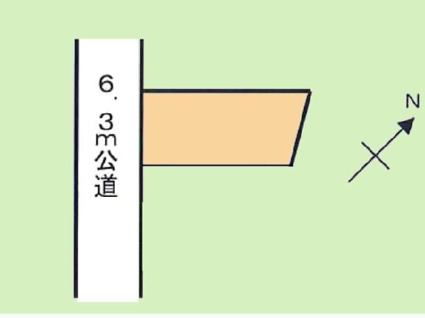 Compartment figure. Land price 33,800,000 yen, Land area 132.22 sq m
