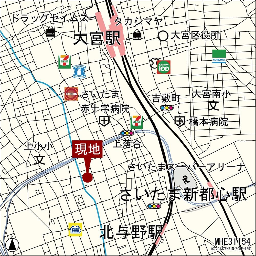 Local guide map