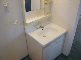 Washroom. With vanity