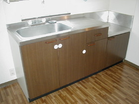 Kitchen. Gas stove can be installed kitchen