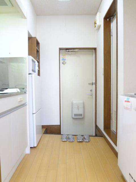 Entrance. Also spacious around the kitchen