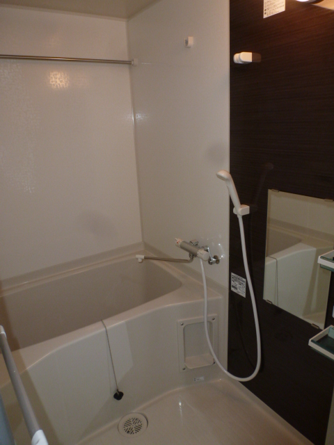 Bath. With convenient bathroom dryer