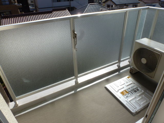 Balcony. Spacious balcony of the south