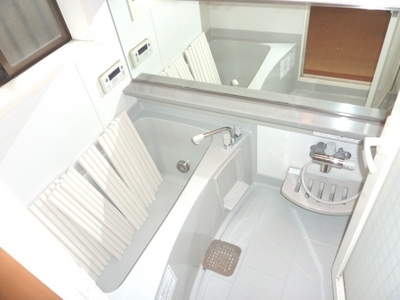 Bath. Bathroom with reheating