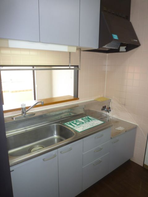 Kitchen. Two-burner stove can be installed. Popular counter