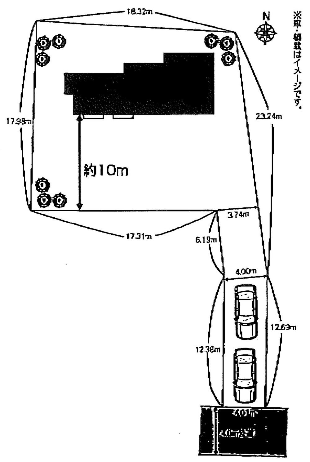 Compartment figure. 49,800,000 yen, 4LDK, Land area 418.36 sq m , Building area 102.67 sq m