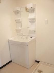 Washroom. Bathroom Vanity Newly established
