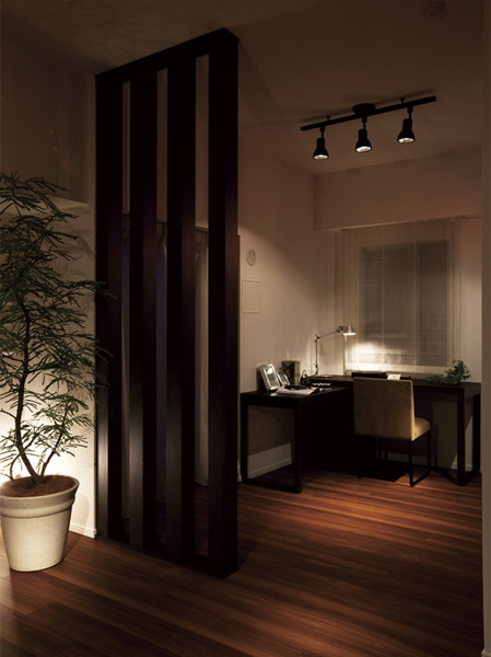 Interior.  [Western style room] By leveraging the "sliding door", Spacious and integrated space and private rooms, It is possible to produce a space to flexible. (Model Room A type)